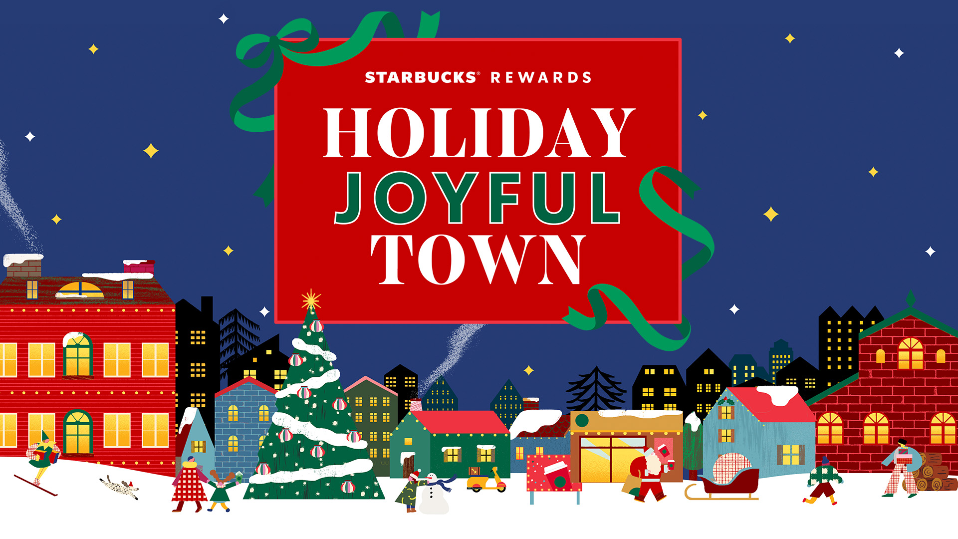 スターバックス® リワード 2025 ホリデー「HOLIDAY JOYFUL TOWN」